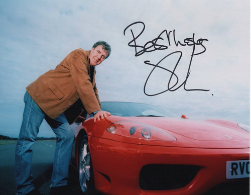 Jeremy clarkson hand signed - jeremy,