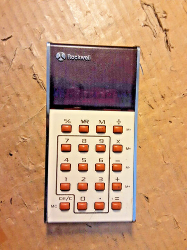 Vintage calculator rockwell - vintage,