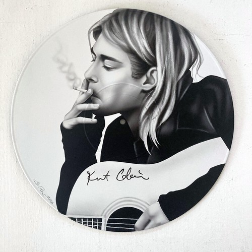 Kurt cobain original painting - cobain,