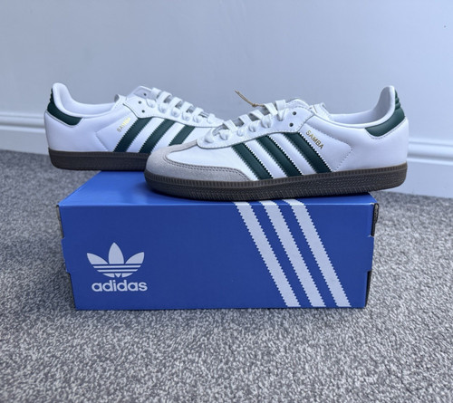 Adidas samba white - samba, white/green