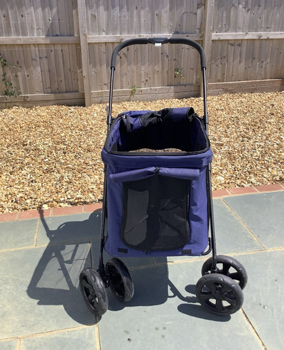 Pawhut wheel foldable pet - 4-wheel,