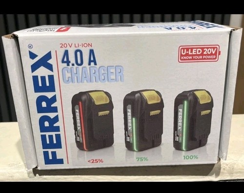 Ferrex charger for - charger, 20v/40v