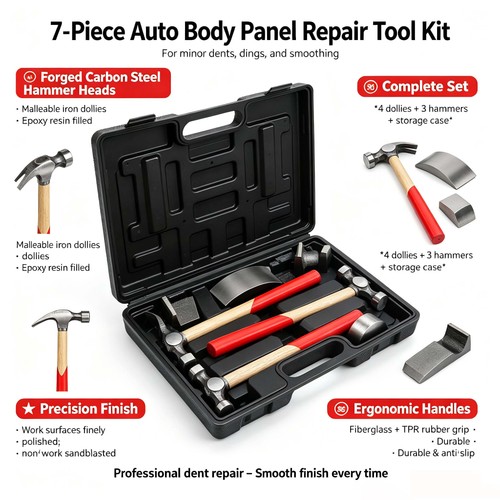 7pc car dent auto - auto, panel