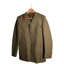 Vintage Military Jacket Mens