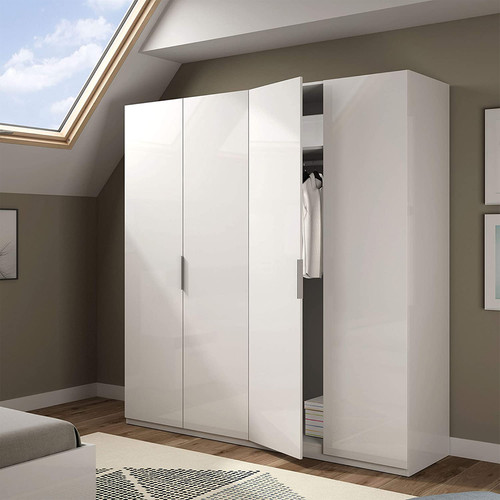 Max 180cm wide satin - max, white