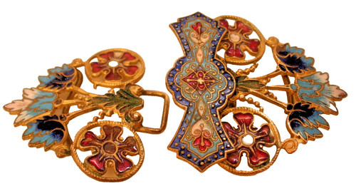 Vintage ornate enameled - vintage,