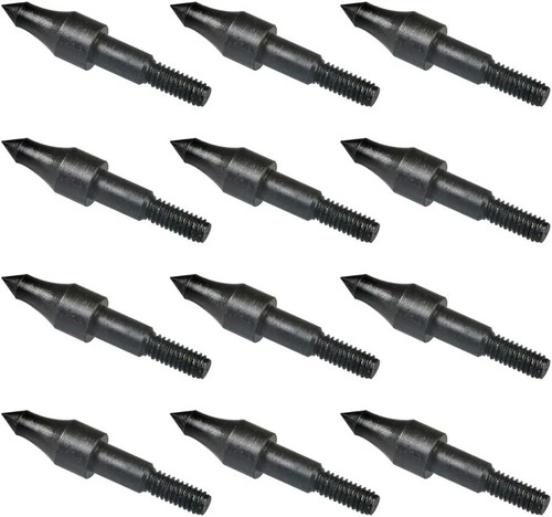 12pcs 100grn black - screw, in