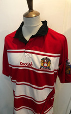WIGAN WARRIORS RUGBY LEAGUE SHIRT SIZE LARGE