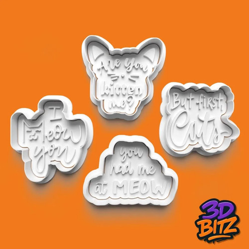 Funny cat quotes cookie cutter - cat,