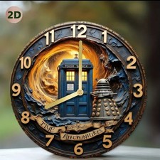 Doctor Who Tardis And Dalek 2D