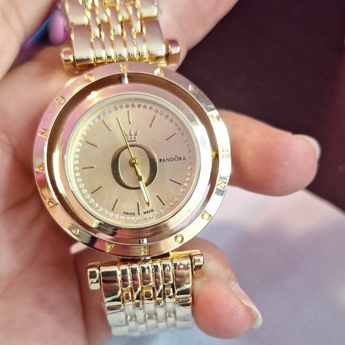Pandora gold tone analog - gold-tone,