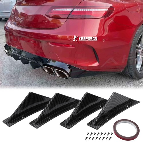 4pcs carbon fiber - carbon, rear