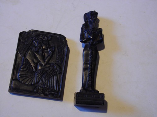 Black resin items ancient - black,