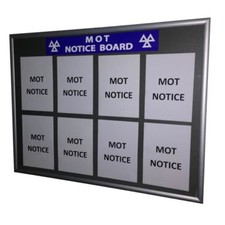Mot notice board snap frame - notice,