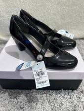 Pavers Black Patent Mary Jane