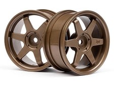 Hpi Te37 Wheel 26mm Bronze