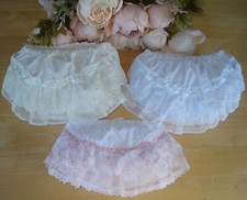 Baby Knickers Pants White Pink