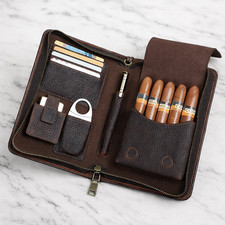 Leather Cigar Storage Bag