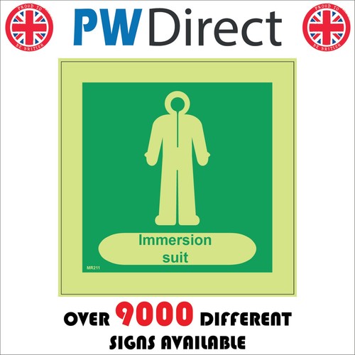 Sign immersion suit - suit, safety