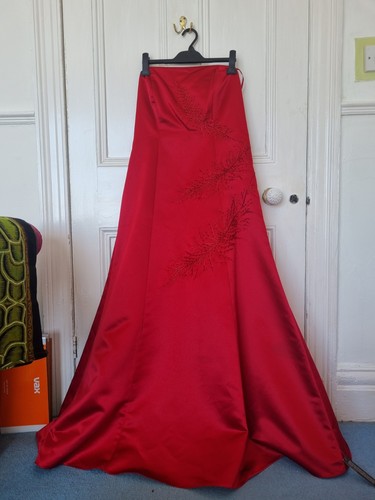 Debenhams debut red satin - debenhams,