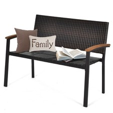 Outdoor Rattan Wicker Loveseat