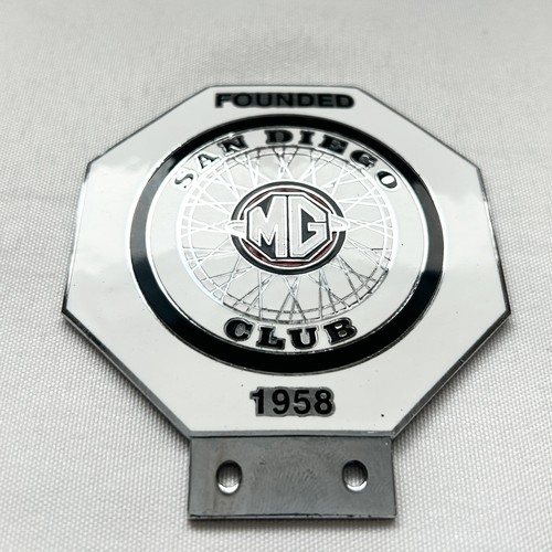 Vtg enamel front - vtg, 3.5"