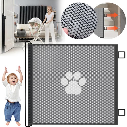 Retractable baby gate - baby, safety