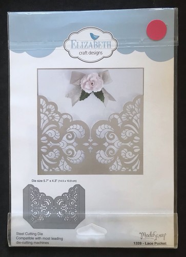 Lace pocket 1328 swirl design - lace,