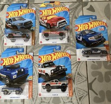 5 x NEW HOT WHEELS TOYOTA TACOMA SURF DUTY FORD MAVERICK JEEP J10 LAND ROVER II