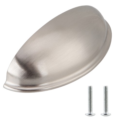 Nickel kitchen cupboard handle - nickel,