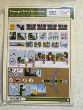 Ethiopian Airlines B787-9 Safety Card 
