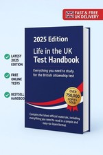 Life in the UK Test Handbook 2025 Edition Study Guide Online Tests – UK Delivery