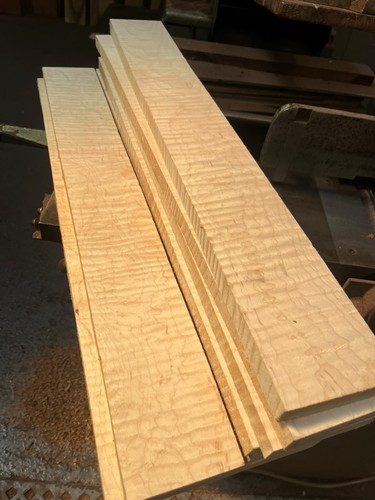 Curly maple guitar neck - curly,