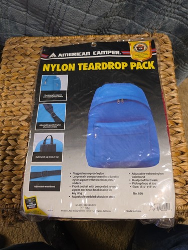 Vintage american camper nylon - camper,