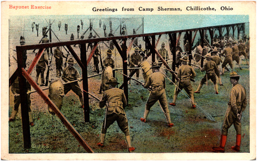 Greetings from camp - camp, sherman