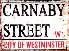 CARNABY ST LONDON STREET METAL