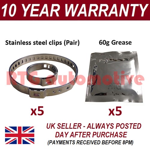 Boot clamps pair inner - cv,