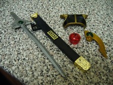 Power Rangers Thunder Megazord SWORD SHEATH Bandai 1993 Vintage plus extras