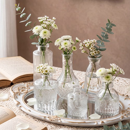 16pcs glass vase - glass, mini