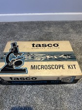 Tasco Quality Optics Microscope Set (600x) with Original Box and Accessories.