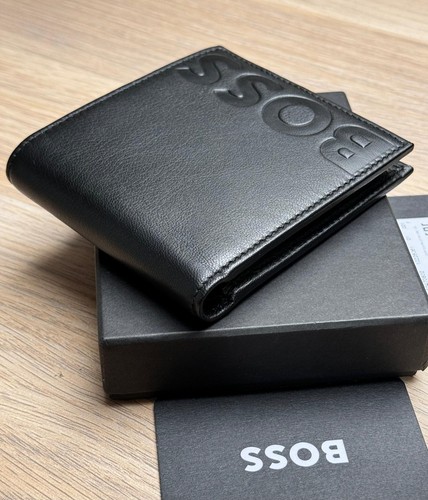 Hugo boss bifold leather - boss,