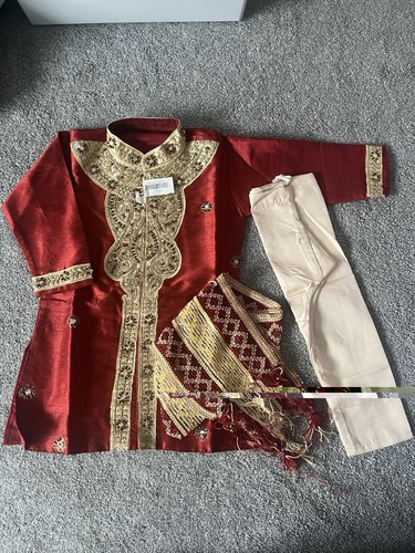 Boys new red kurta - boys,