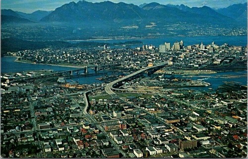 Postcard aerial view - aerial, of