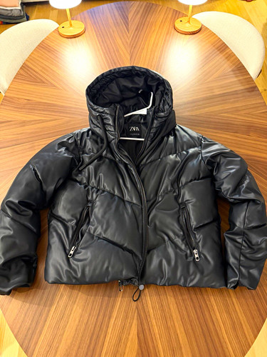 Zara women black - black, hooded