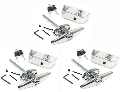 Sets chrome t - t, handle