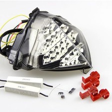 New Clear LED Rear Tail Brake Light Turn Signal For Yamaha YZF R1 2004 2005 2006