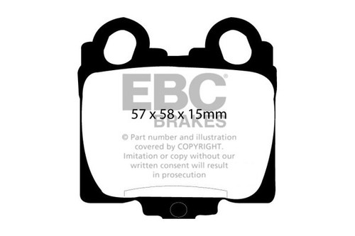 Ebc yellowstuff rear brake - yellowstuff,