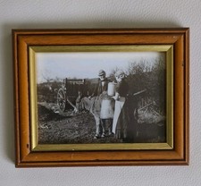 Frank Meadow Sutcliffe Milk Maid, Ewe Cote Whitby Small Framed Print  c1900