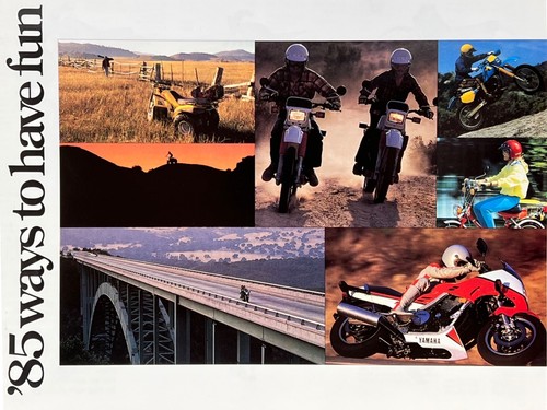 1989 yamaha full line page - full-line, 8-page