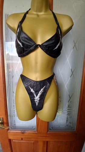 Leather knicker and - and, set